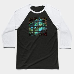 Circumfluent: Eyeluscious 02 (abstract digital painting) Baseball T-Shirt